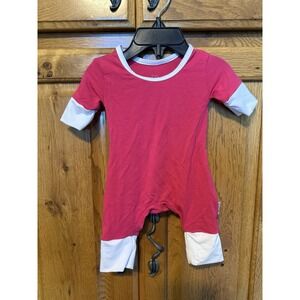 The Simple Seed Short Sleeve Romper ~Newborn~ Bamboo Viscose Blend  D84